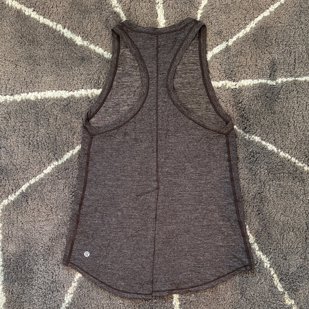 lululemon athletica Charcoal Gray Tank Top, size 2